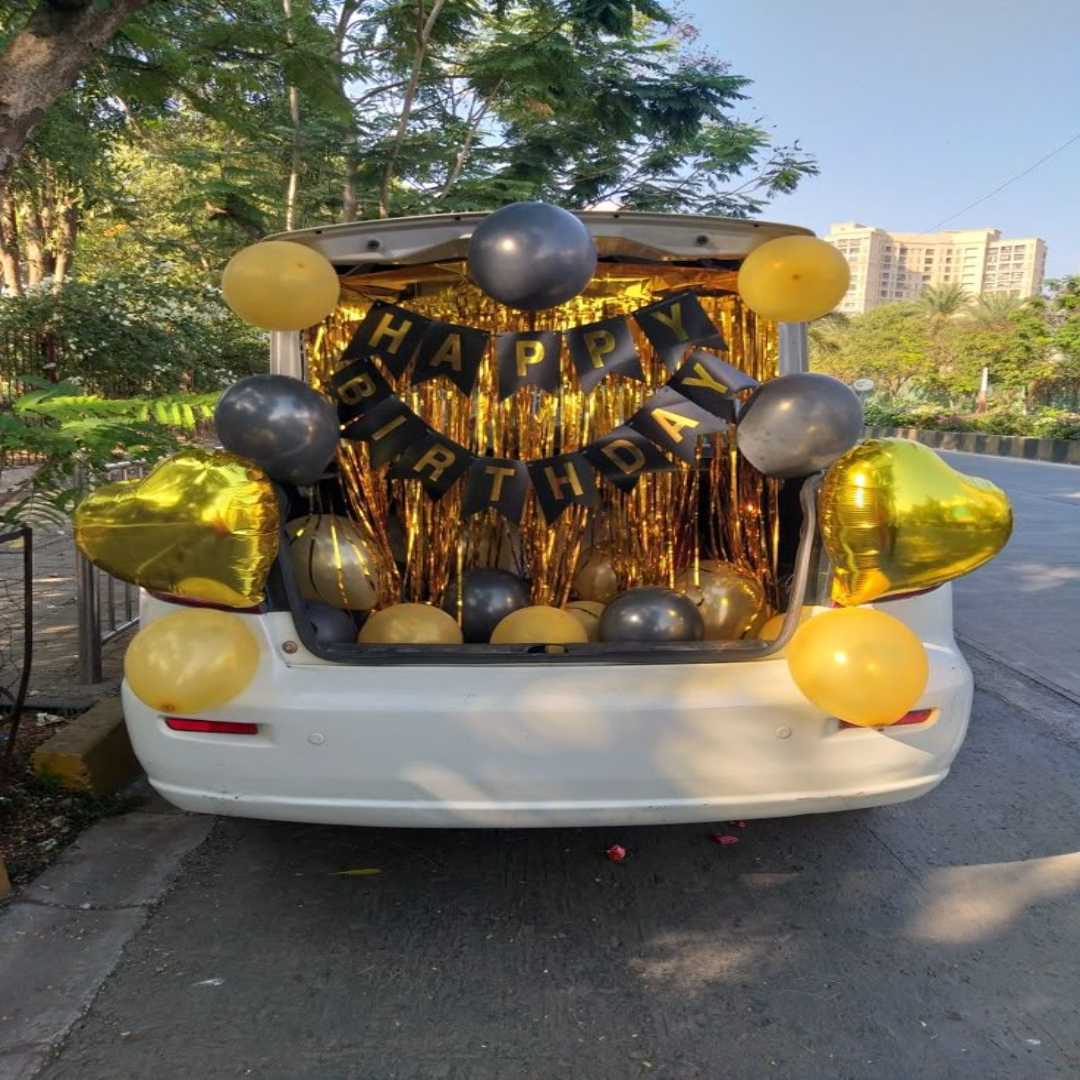 car boot decoration for birthday