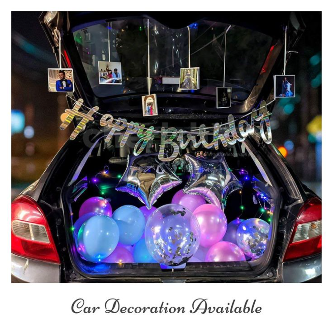 car boot decoration for birthday