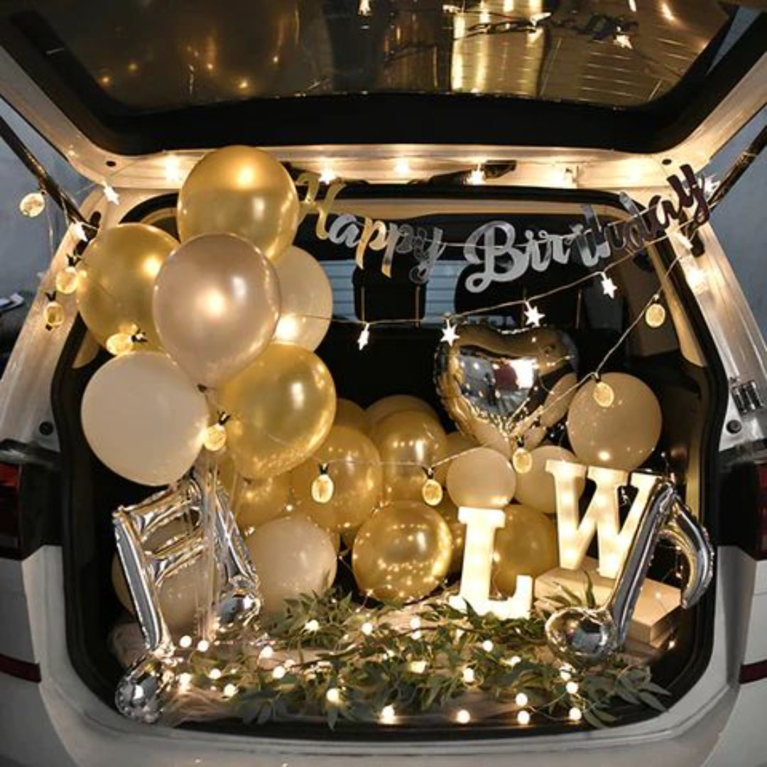 car boot decoration for birthday
